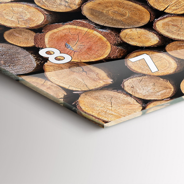 Horizontálne hodiny Krúžky stromov