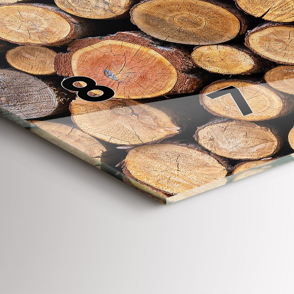 Horizontálne hodiny Krúžky stromov