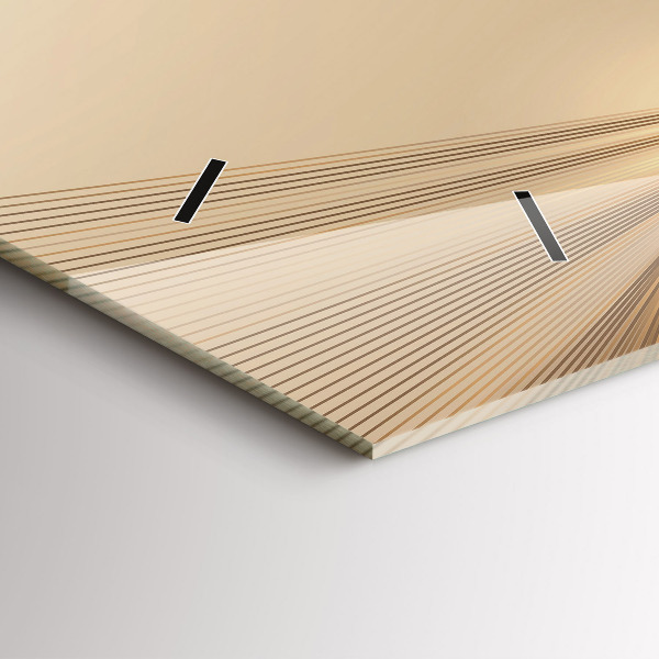 Horizontálne hodiny Abstraktné svetlo