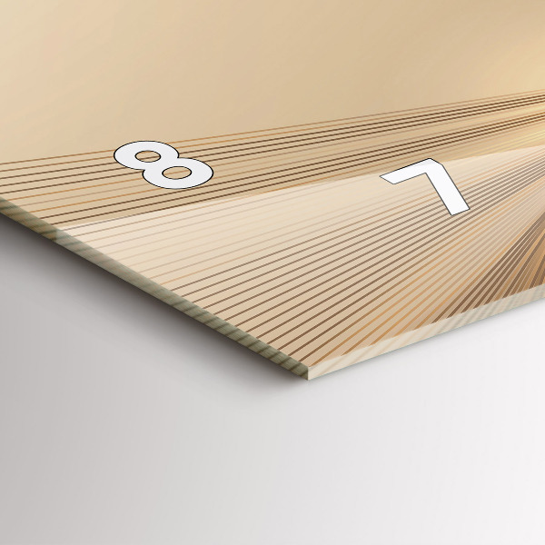 Horizontálne hodiny Abstraktné svetlo