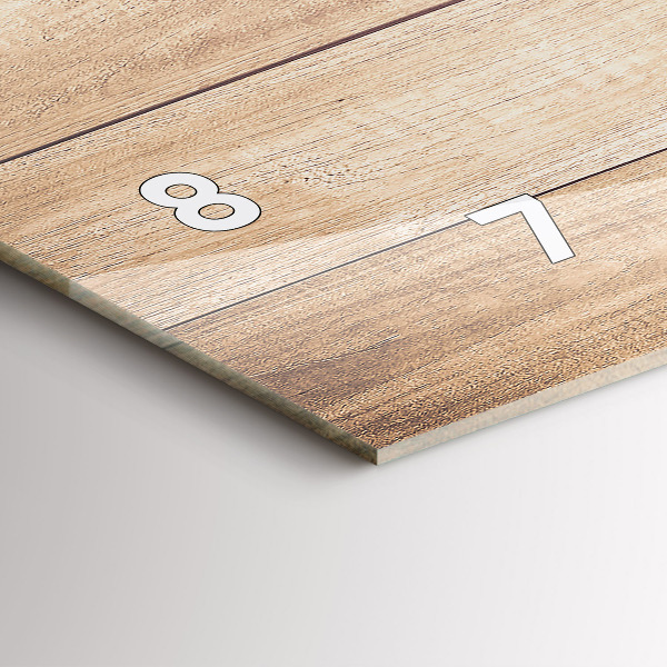 Horizontálne hodiny Drevená textúra