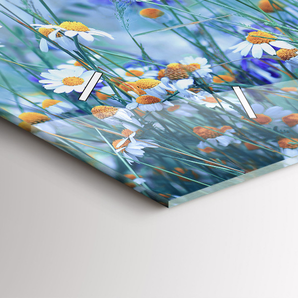 Horizontálne hodiny Motýľ na lúke