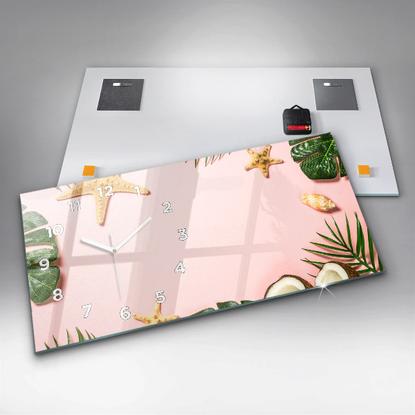 Horizontálne hodiny Letná nálada