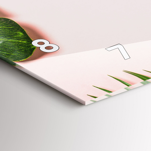 Horizontálne hodiny Letná nálada