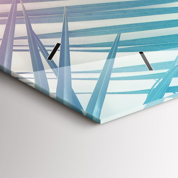 Horizontálne hodiny Tropická palma