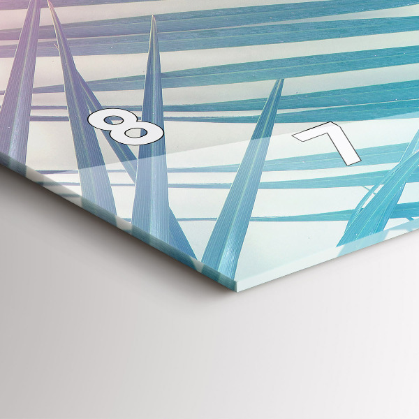 Horizontálne hodiny Tropická palma