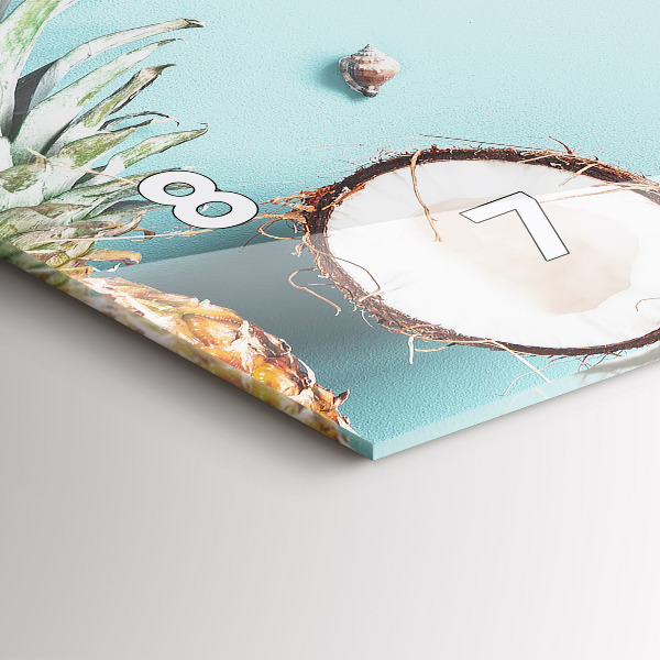 Horizontálne hodiny Letná kompozícia