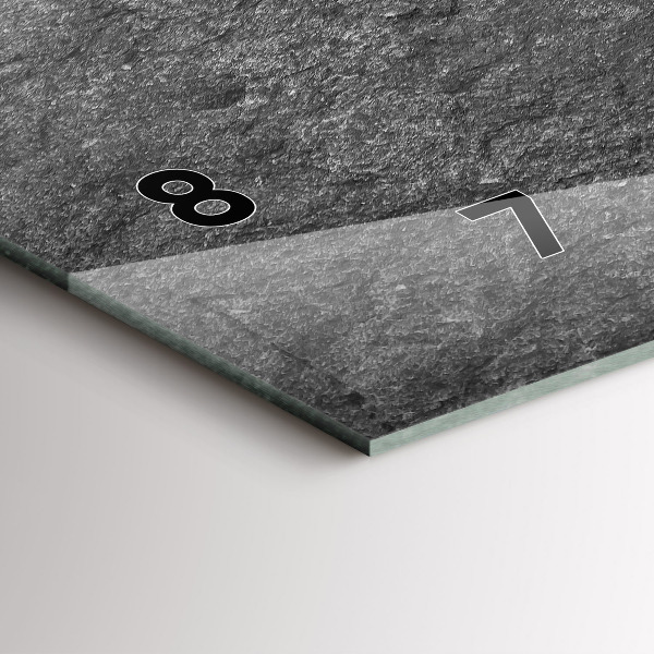 Horizontálne hodiny Sopečná hornina