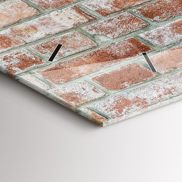 Horizontálne hodiny Tehlová stena