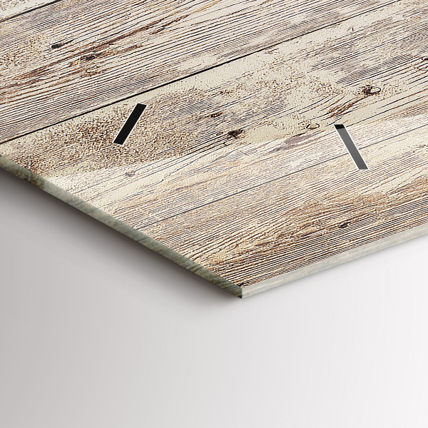 Horizontálne hodiny Drevené panely