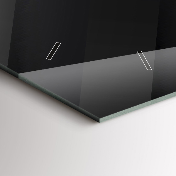 Horizontálne hodiny Vzor tmavých stien