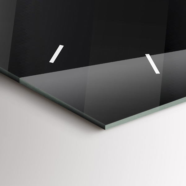 Horizontálne hodiny Vzor tmavých stien