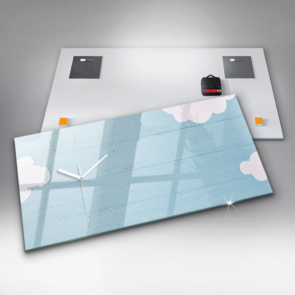 Horizontálne hodiny Detská tabuľa