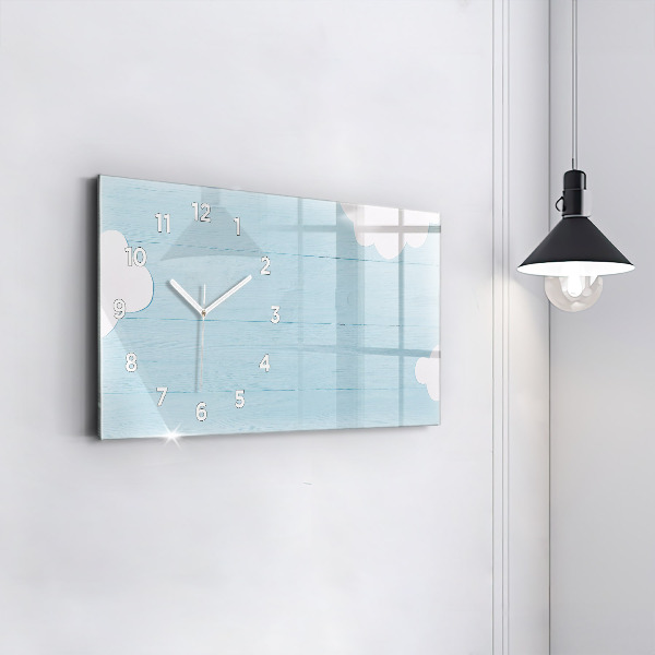 Horizontálne hodiny Detská tabuľa