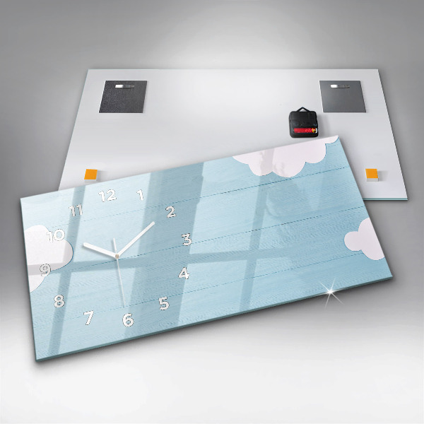Horizontálne hodiny Detská tabuľa