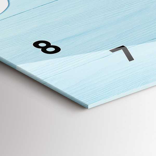 Horizontálne hodiny Detská tabuľa