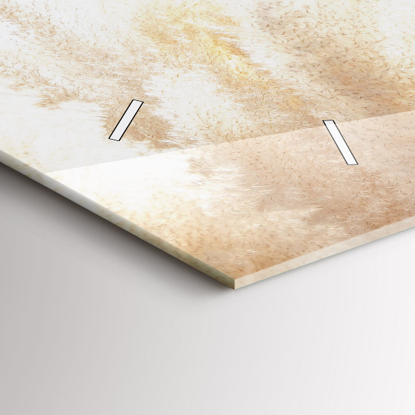 Horizontálne hodiny Abstrakcia obilnín