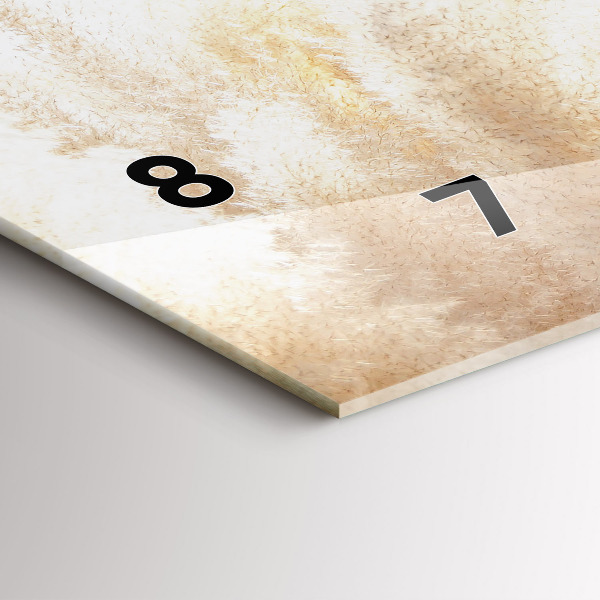 Horizontálne hodiny Abstrakcia obilnín