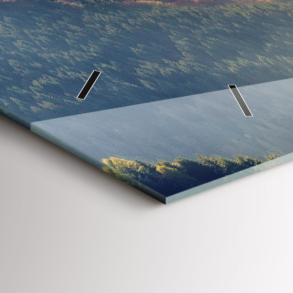 Horizontálne hodiny Horská krajina