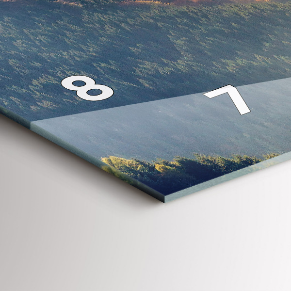 Horizontálne hodiny Horská krajina