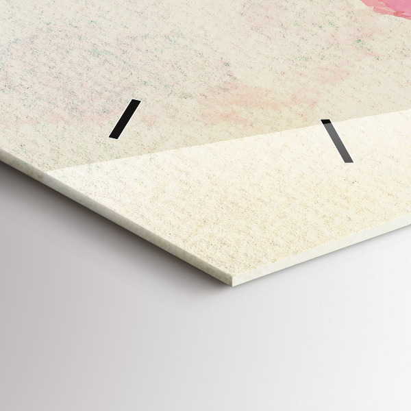 Horizontálne hodiny Akvarelová mapa sveta