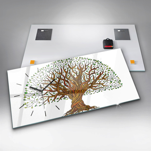 Horizontálne hodiny Korene stromov