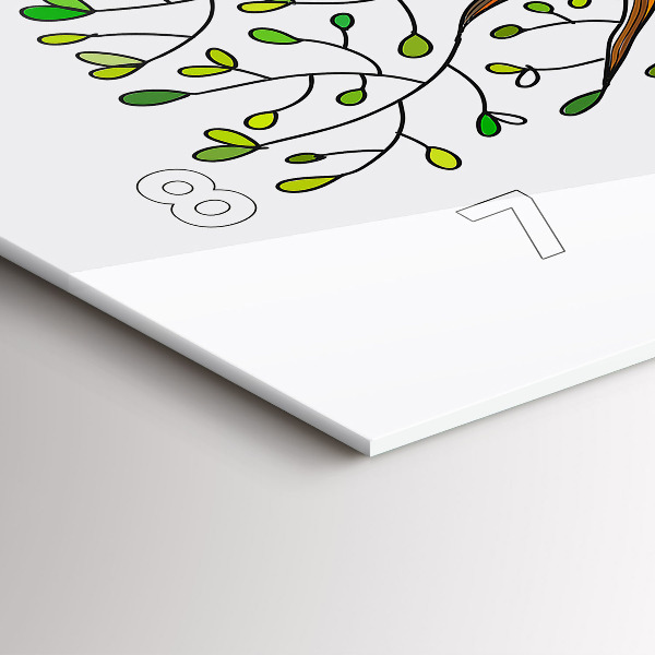 Horizontálne hodiny Korene stromov