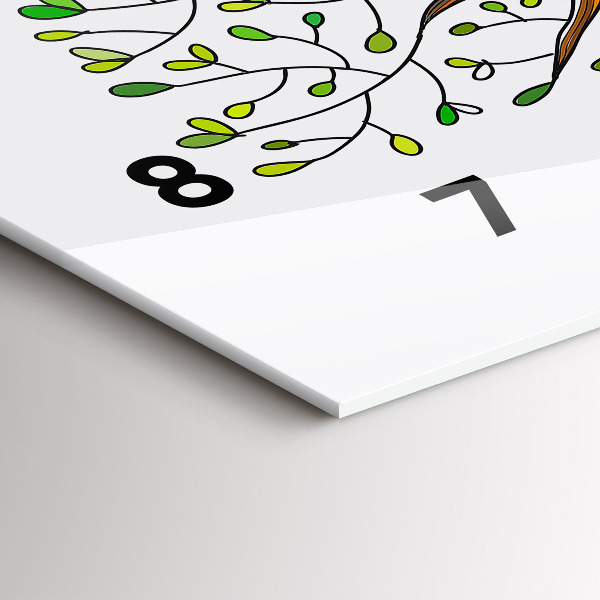 Horizontálne hodiny Korene stromov