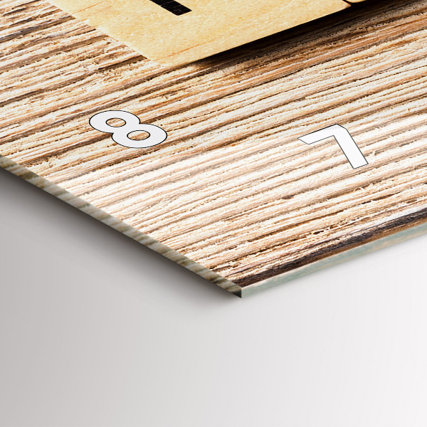 Horizontálne hodiny Rodinný nápis