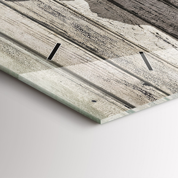 Horizontálne hodiny Palubná mapa sveta