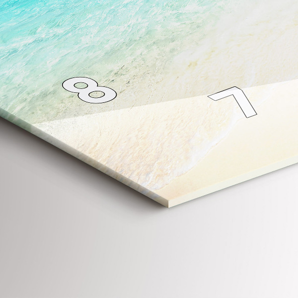 Horizontálne hodiny Tropický ostrov