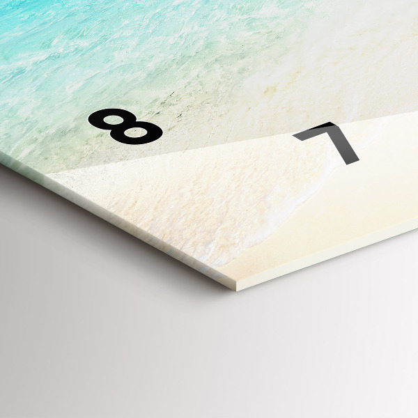 Horizontálne hodiny Tropický ostrov