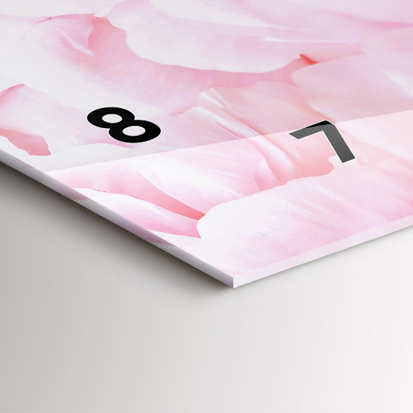 Horizontálne hodiny Kvitnúce kvety