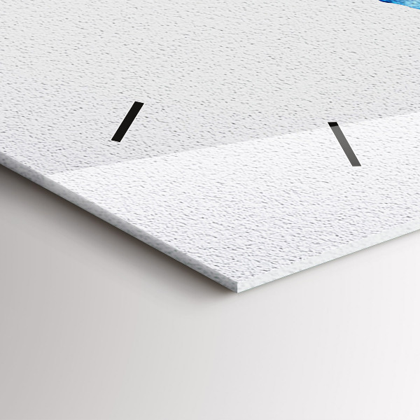 Horizontálne hodiny Akvarelová mapa sveta