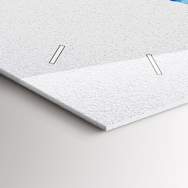 Horizontálne hodiny Akvarelová mapa sveta