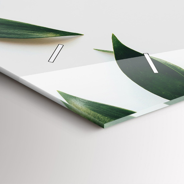 Horizontálne hodiny Rám z listov