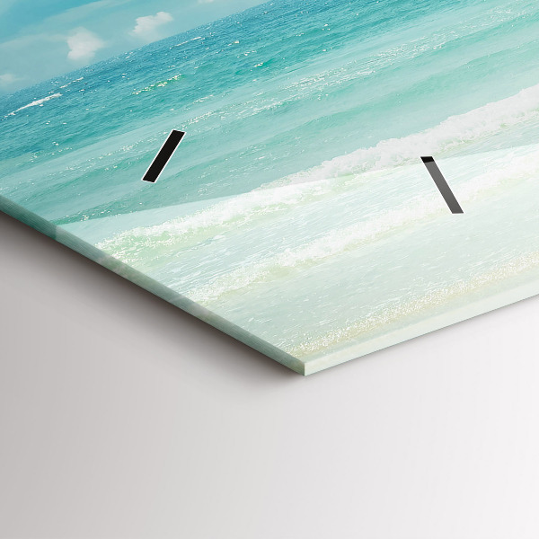 Horizontálne hodiny Morská krajina