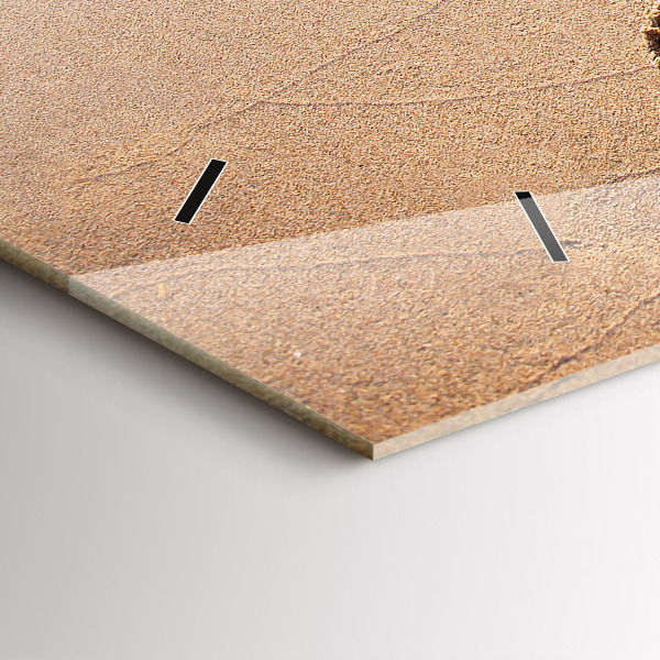 Horizontálne hodiny Plážový citát