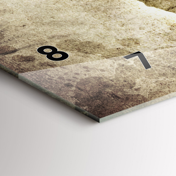 Horizontálne hodiny Mapa sveta