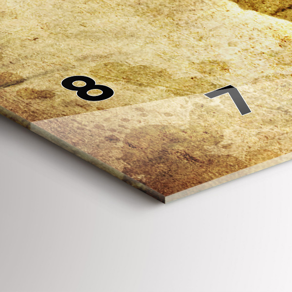 Horizontálne hodiny Stará mapa sveta