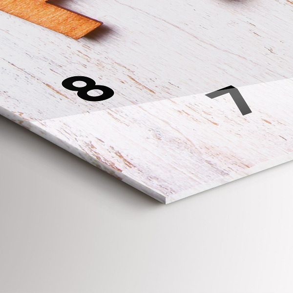 Horizontálne hodiny Rodinný nápis