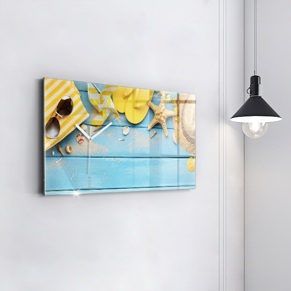 Horizontálne hodiny Plážové doplnky