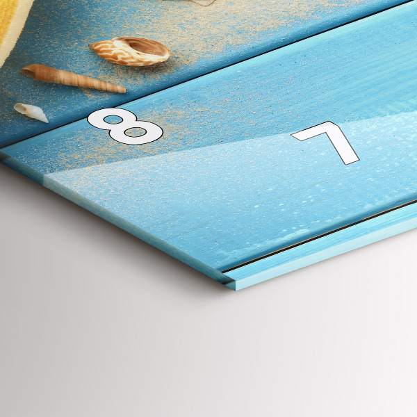 Horizontálne hodiny Plážové doplnky