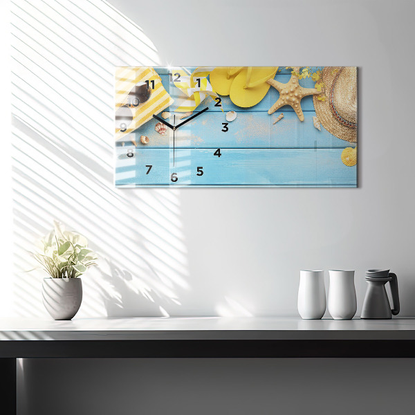 Horizontálne hodiny Plážové doplnky