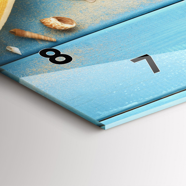 Horizontálne hodiny Plážové doplnky