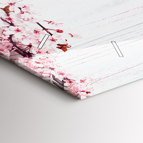 Horizontálne hodiny Jarné kvety