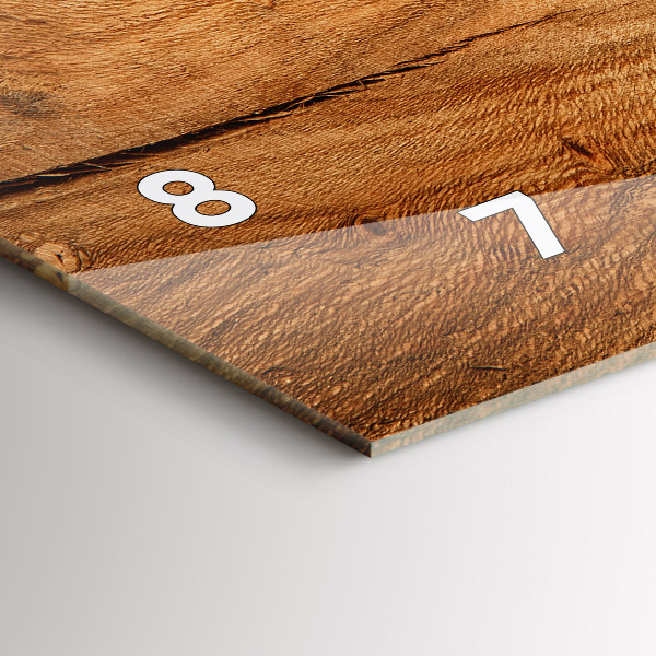 Horizontálne hodiny Textúra dreva