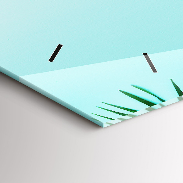 Horizontálne hodiny Palmové listy