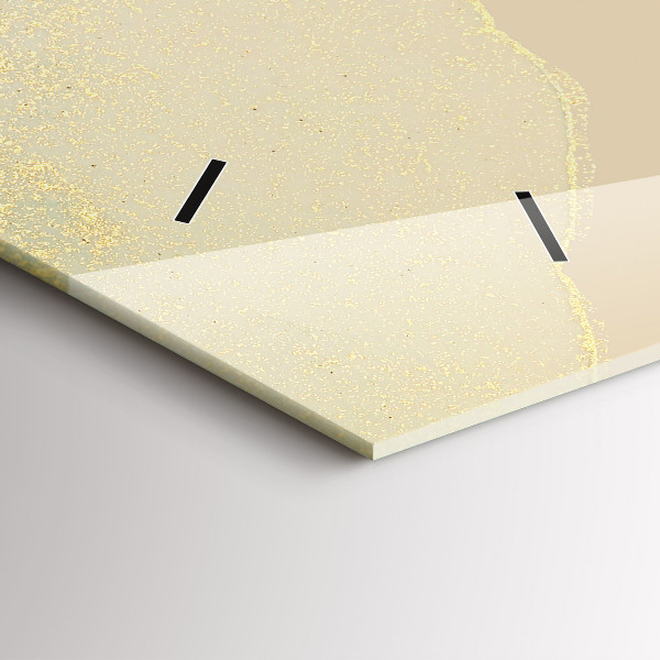 Horizontálne hodiny Elegantná abstrakcia