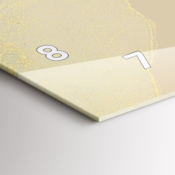 Horizontálne hodiny Elegantná abstrakcia